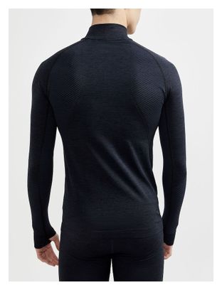 Maillot Demi Zip Craft Core Dry Active Comfort Noir