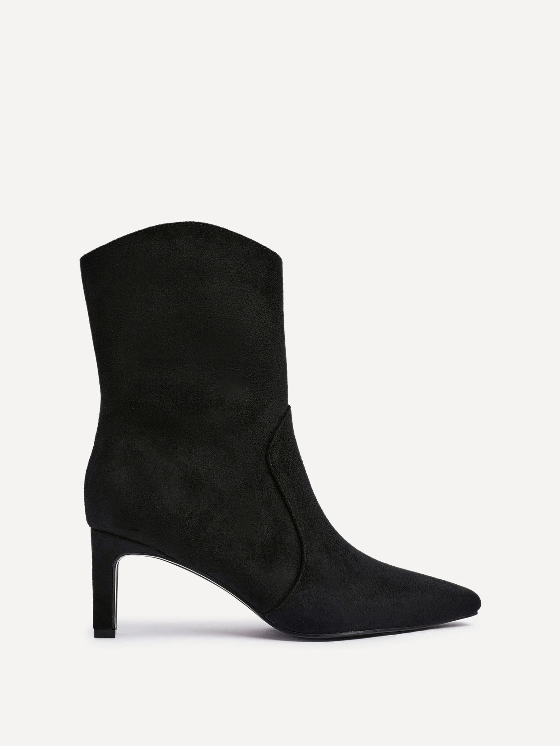 Zwart - Linzi Calabasas Block Heel Ankle Boots