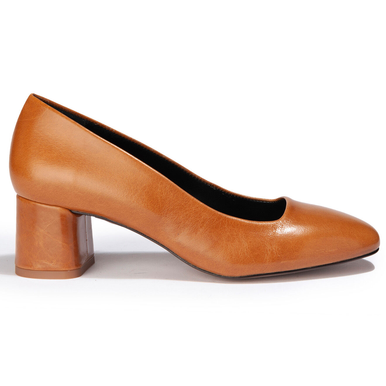 Anaki Escarpins en Cuir Filipa cognac - Talon 4,5 cm