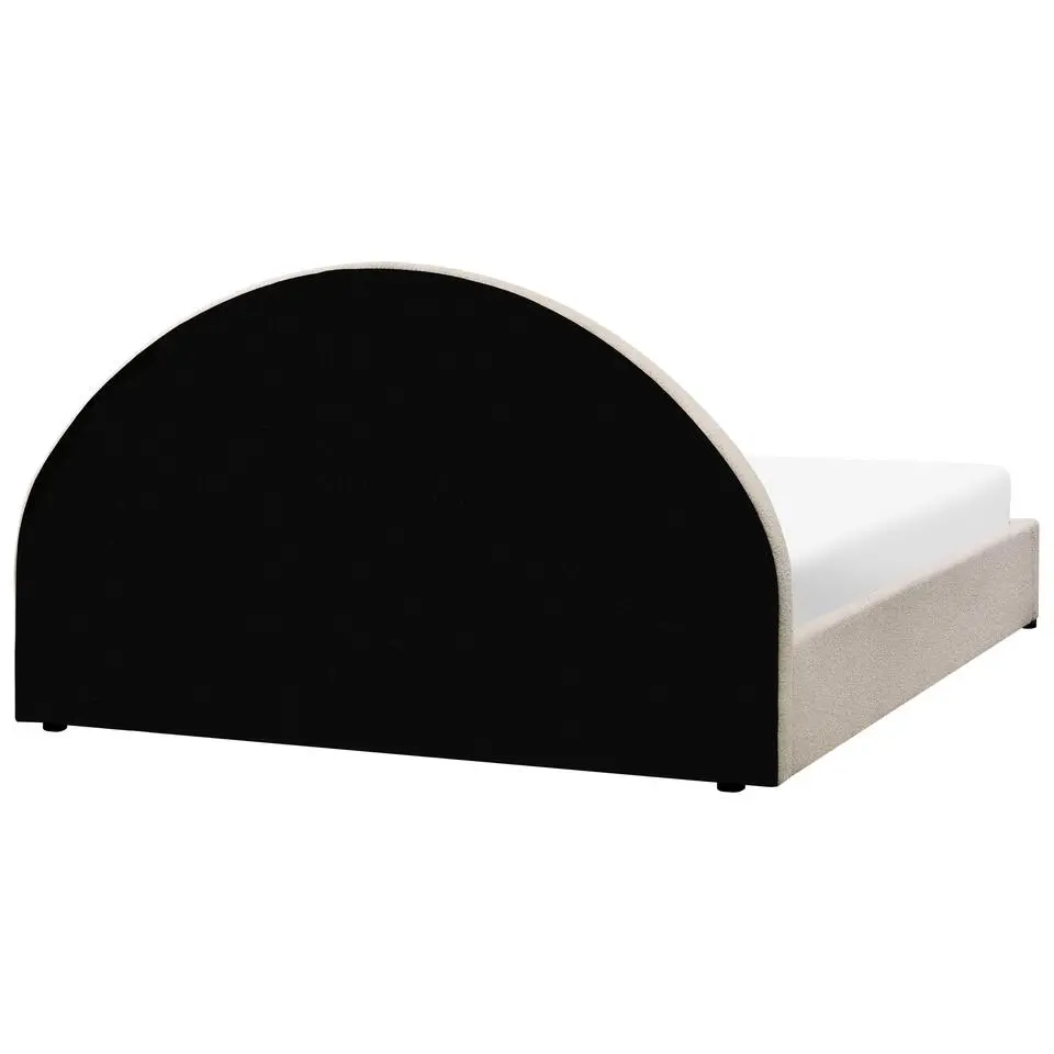 CHADENET - Tweepersoonsbed - Gebroken wit - 180 x 200 cm - Bouclé