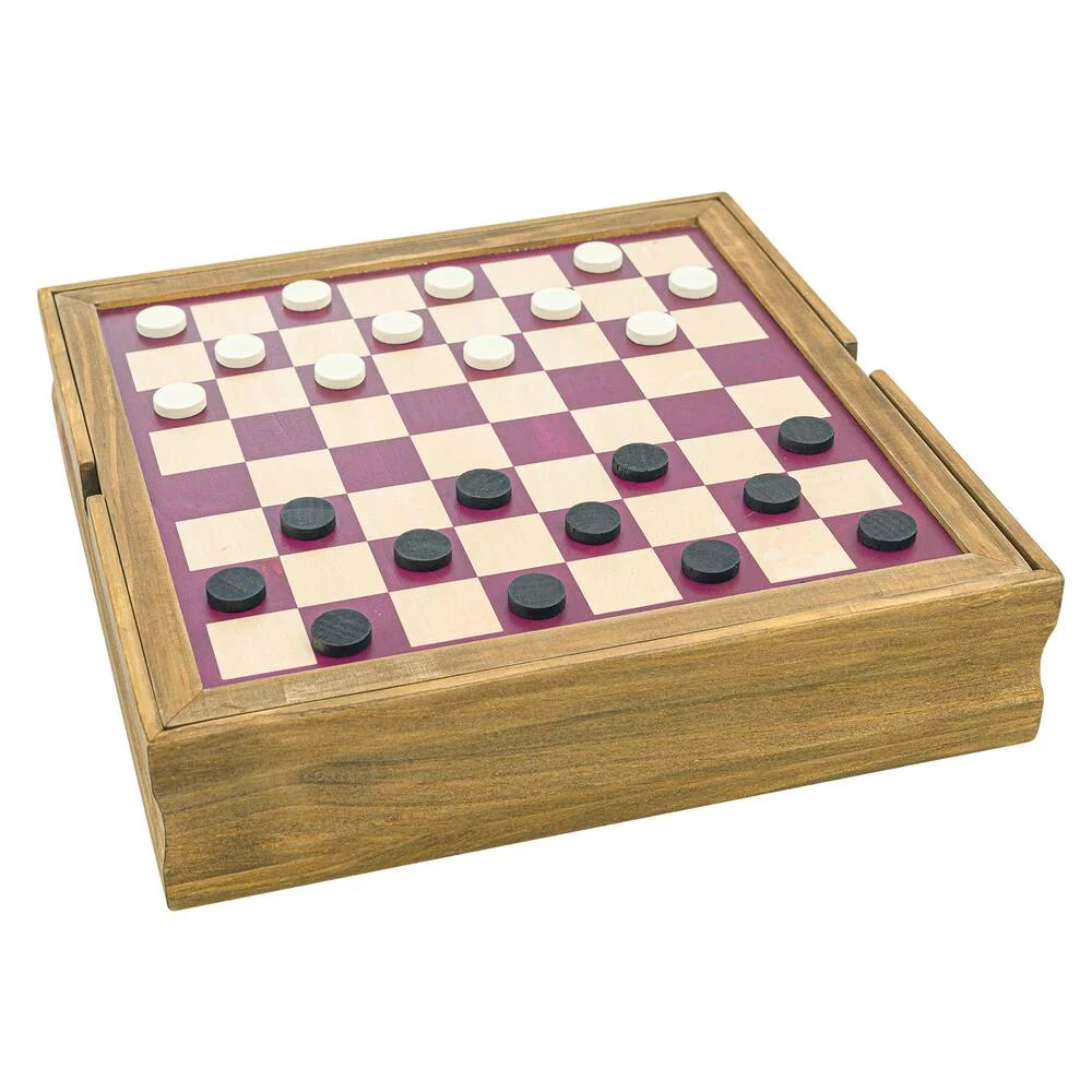 COFFRET JEUX EN BOIS 10 EN 1