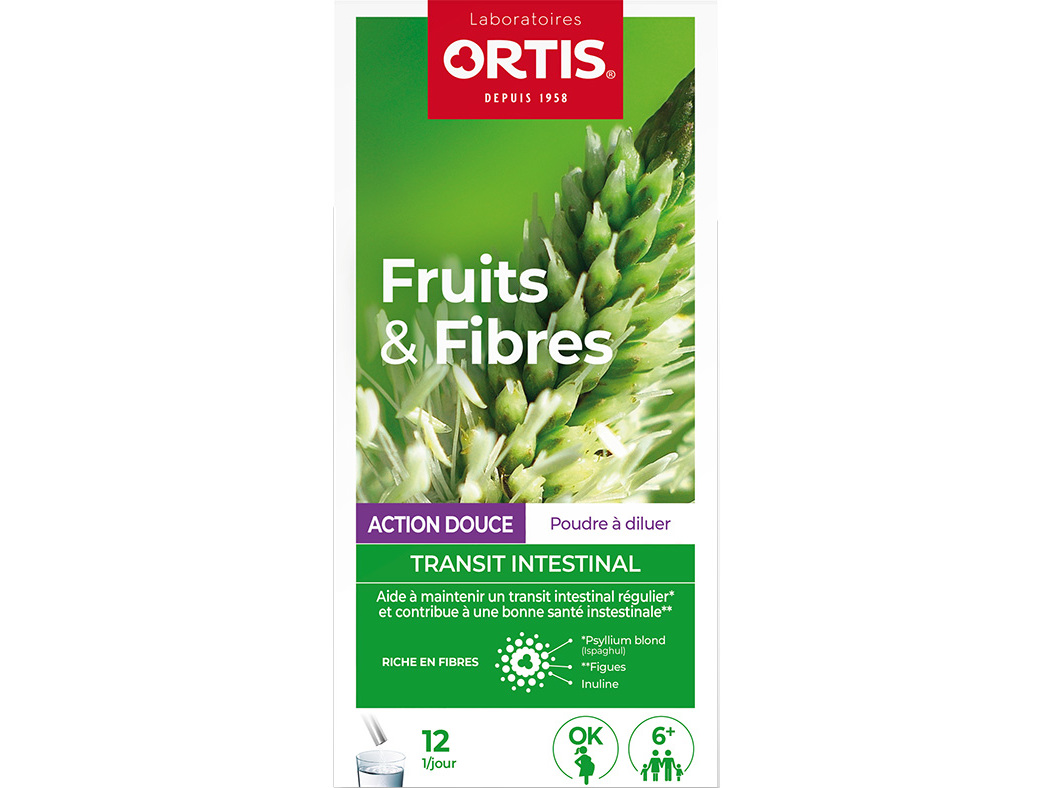 SUPLEMENTO ORTIS FRUTOS E FIBRAS SUAVE 12 SAQUETAS