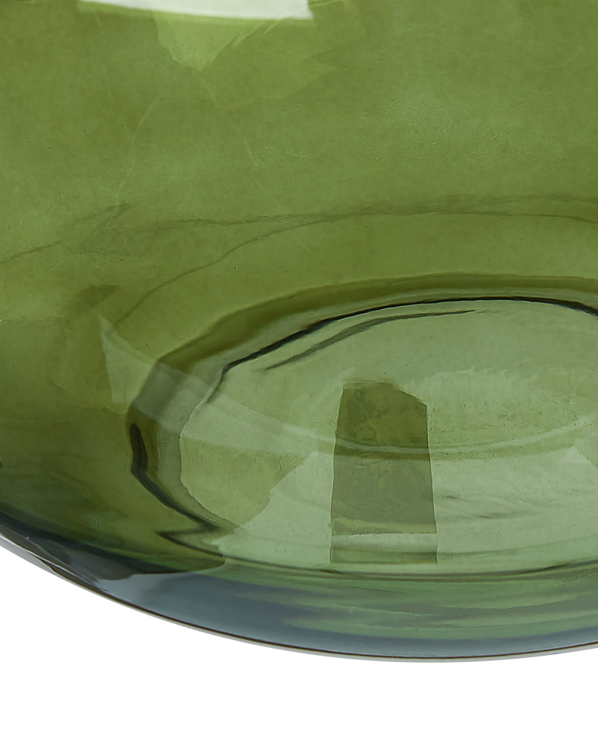 Bloemenvaas ACHAAR Glas 34 cm Olijfgroen