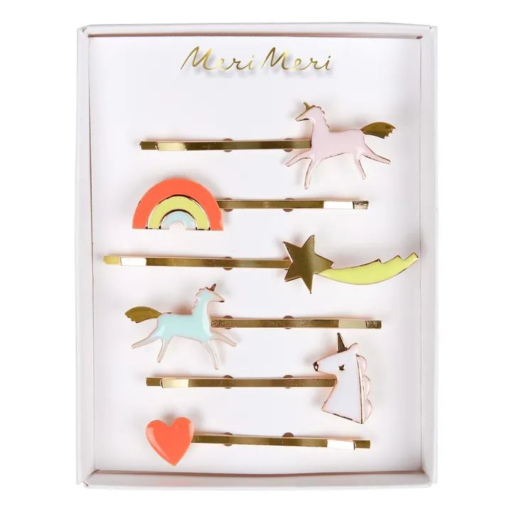 Meri Meri Barrettes Licorne - Set de 6