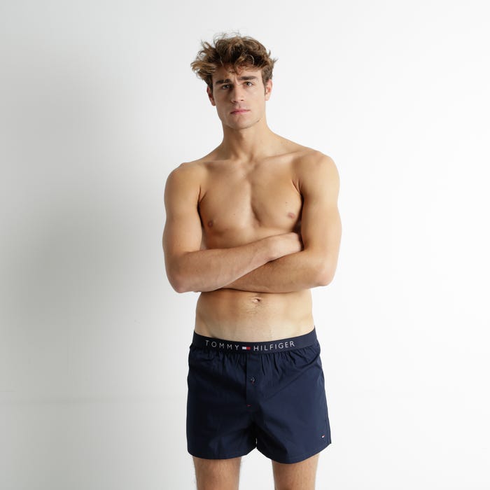 Tommy Hilfiger-Katoenen geweven boxershort - Tommy Hilfiger