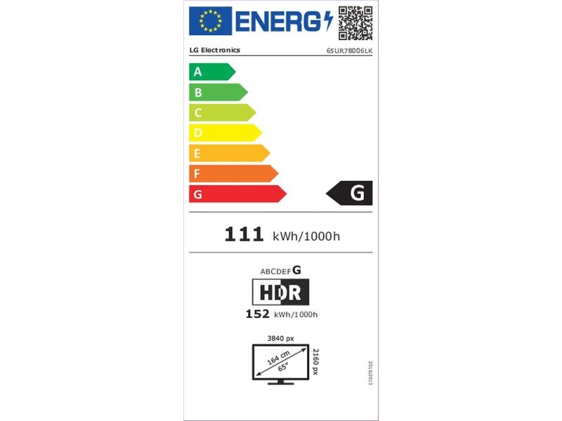 LG TV 65UR78006LK 65
