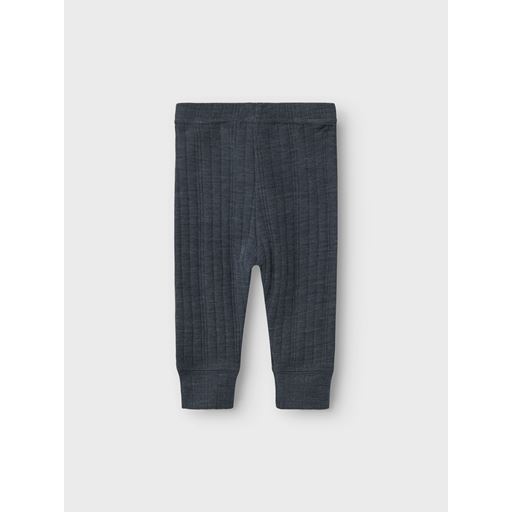Name It Wang Wool Needle Longjohn Leggings, Ombre Blue, 68 cm