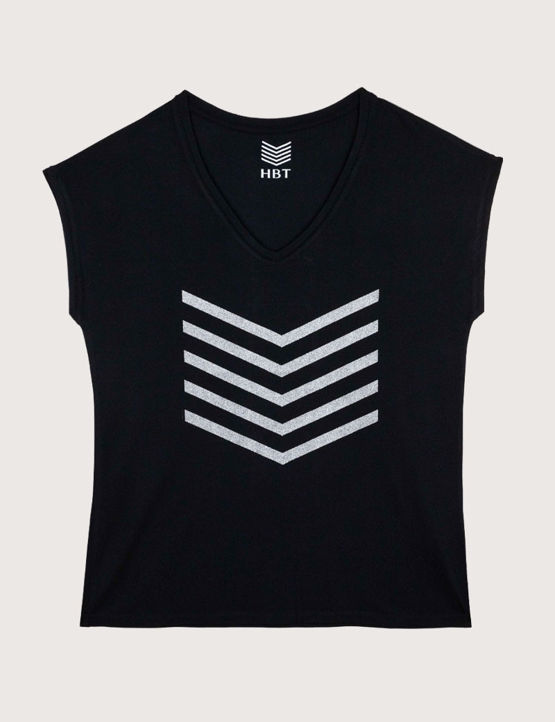 HBT BASICS | JUSTINE MODAL BLACK SILVER