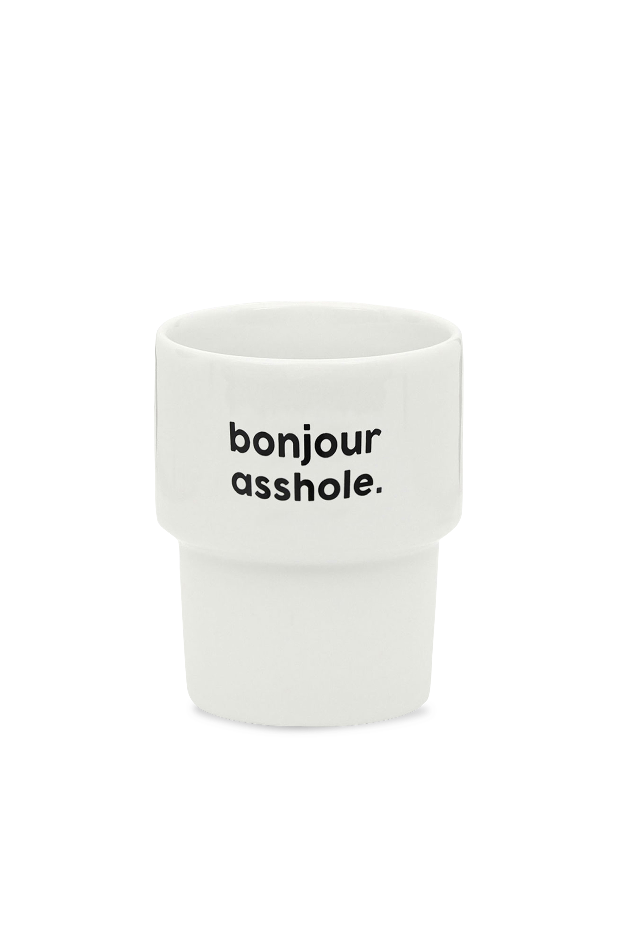 FÉLICIE AUSSI Gobelet ASSHOLE Blanc