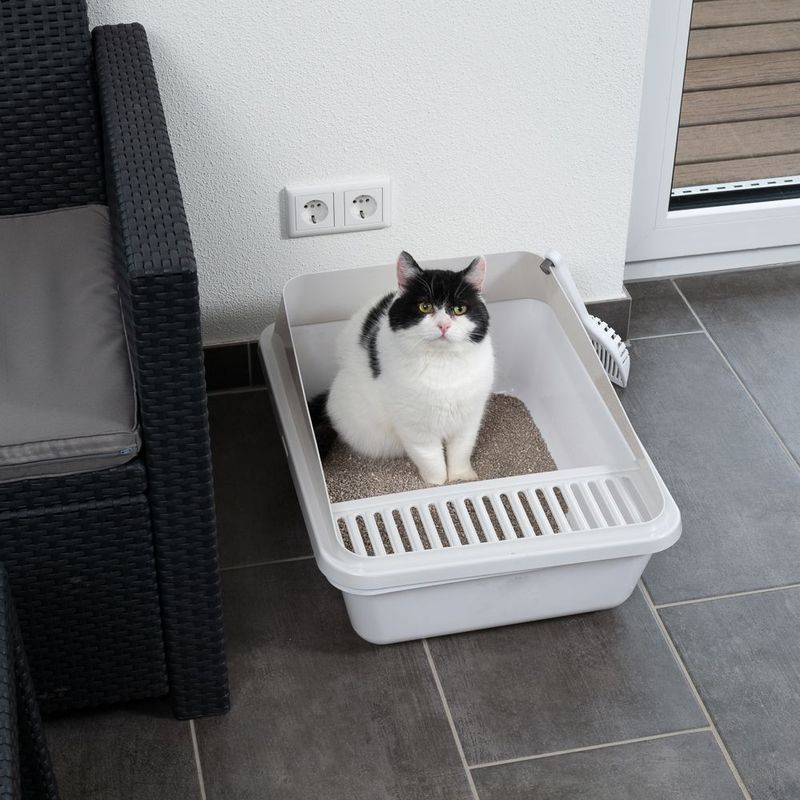 TIAKI - Toiletbak Dusty - Wit - Kattenbak