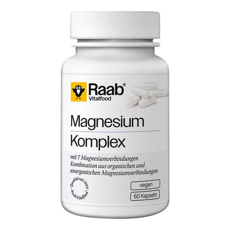Raab Vitalfood Magnesium Komplex Kapseln, 60 St