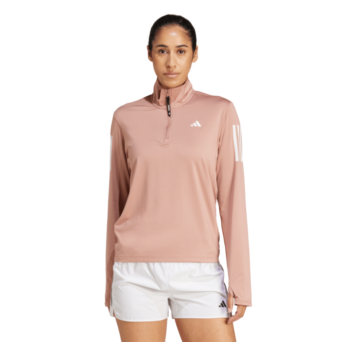 adidas Dame Trøjer Own The Run Half-Zip Rød