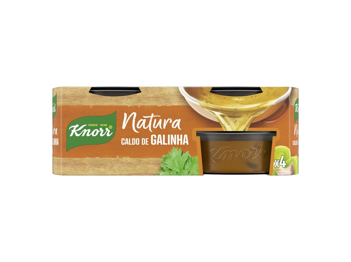 CALDO KNORR NATURA GALINHA 4X28G