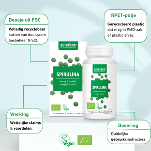 Purasana Spirulina Tabletten 180TB