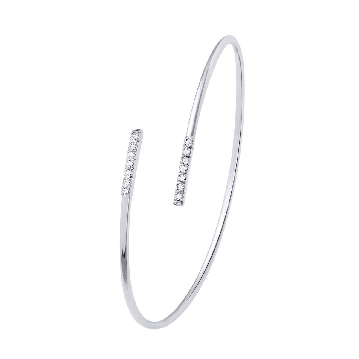 Bracelet Diamants 0,16 Cts PASSION Or Blanc