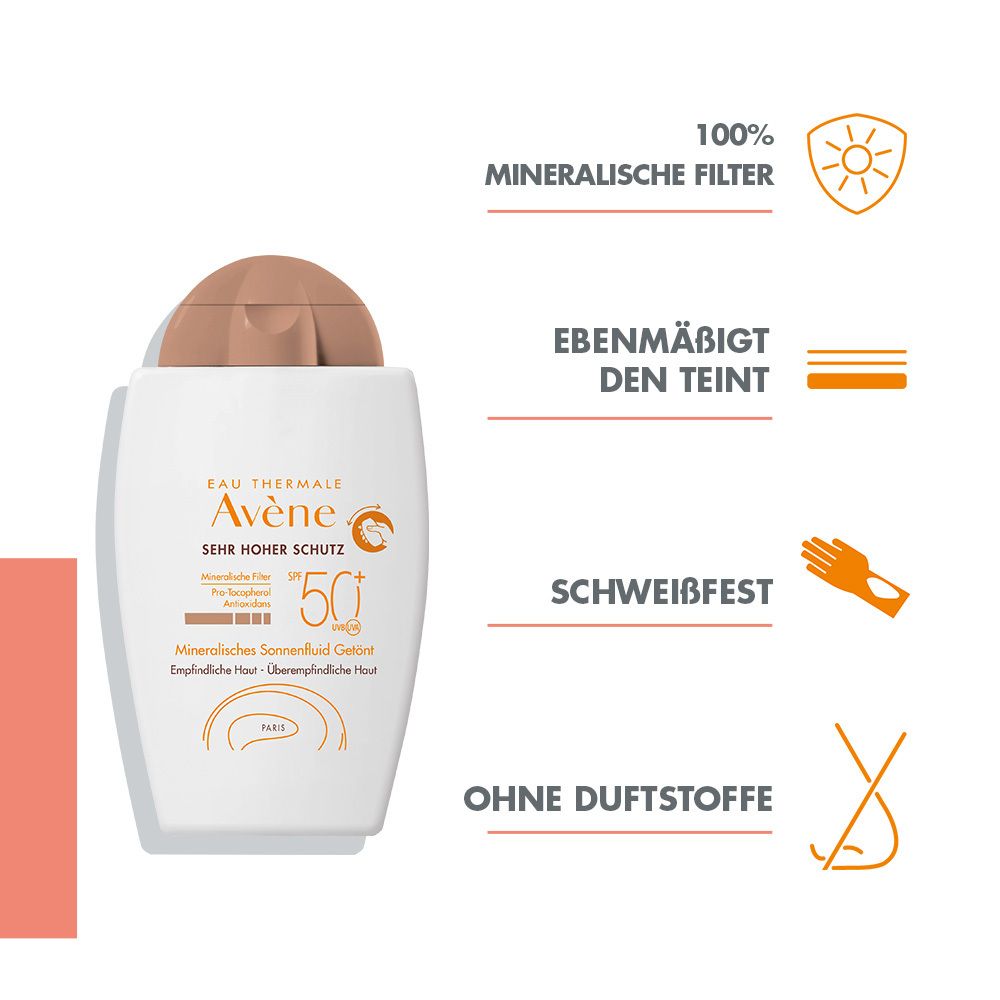Avène Mineralisches Sonnenfluid SPF50+ getönt