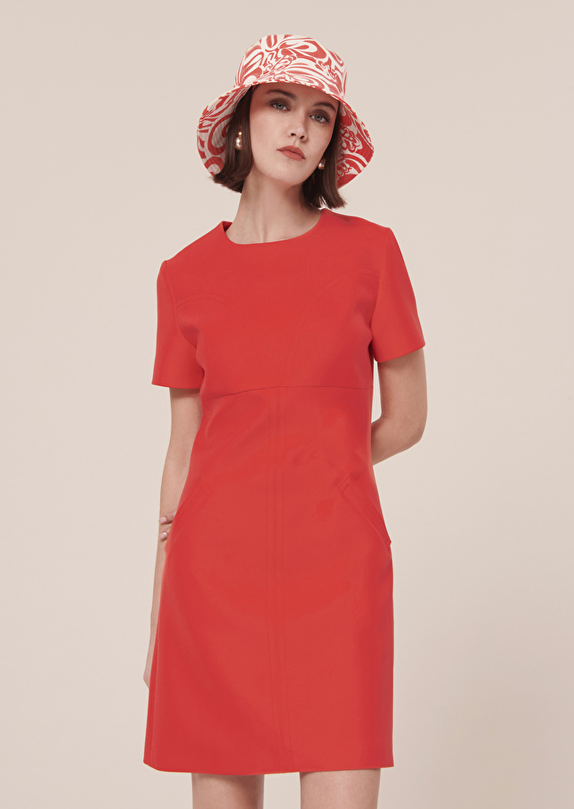 Robe Rehanecorail en toile double