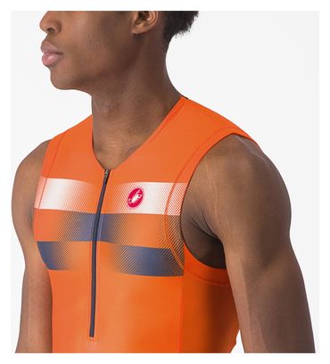 Maillot Sans Manches Triathlon Castelli Free Tri 2 Orange