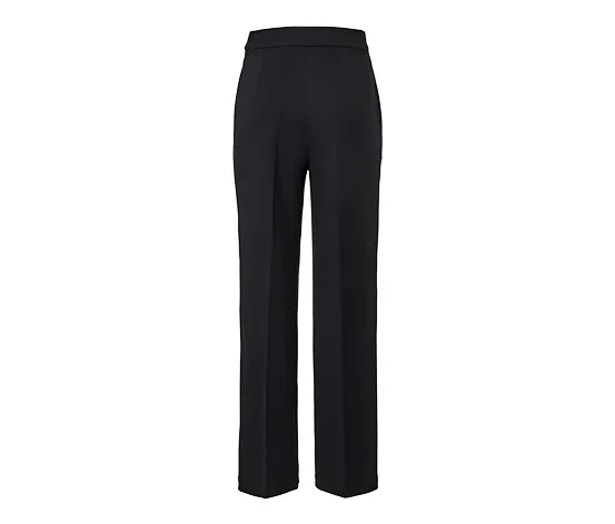 Jerseyhose mit Biese, schwarz