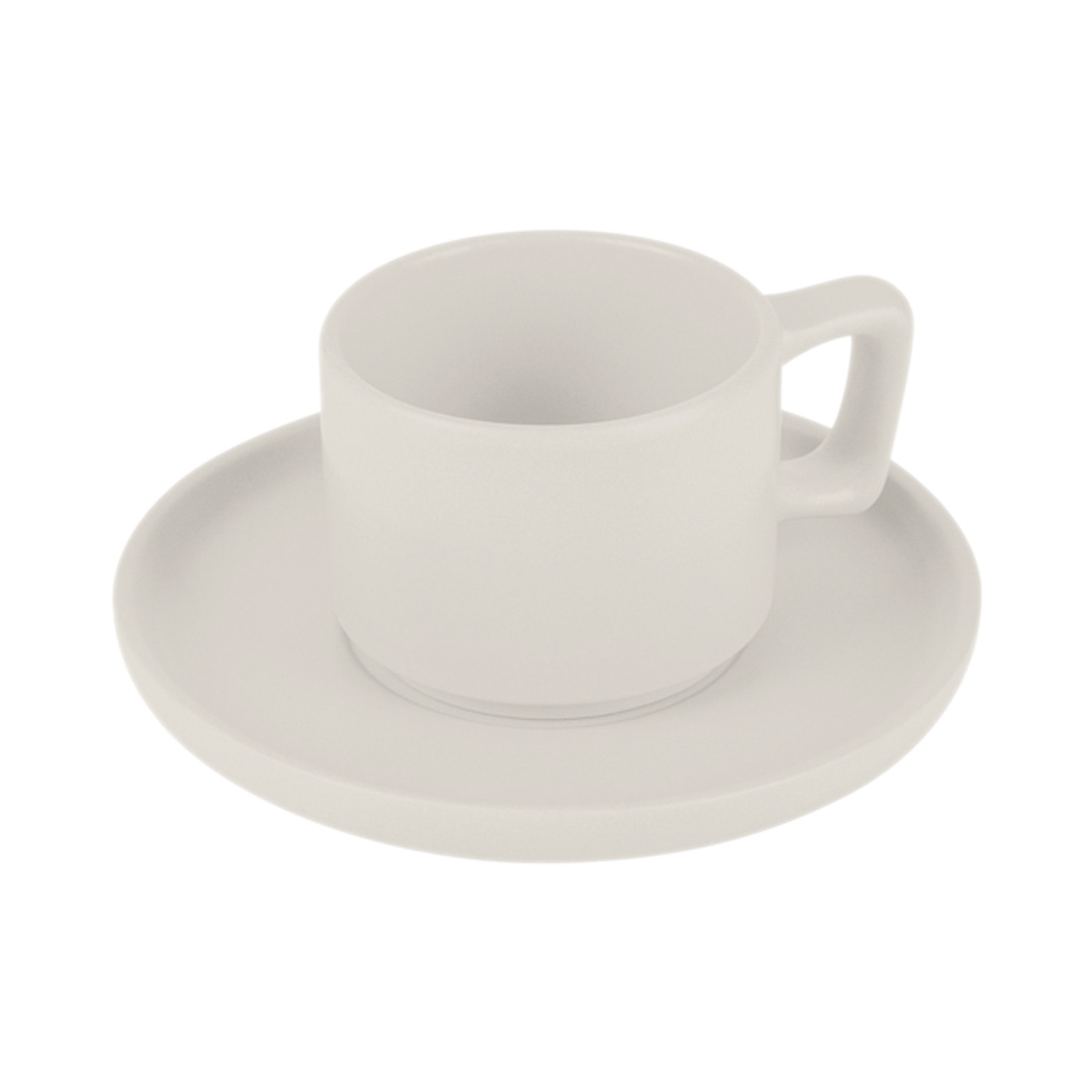 Berlinger Haus 4-teiliges Espressotassen-Set 100 ml matt cream Sahara Collection