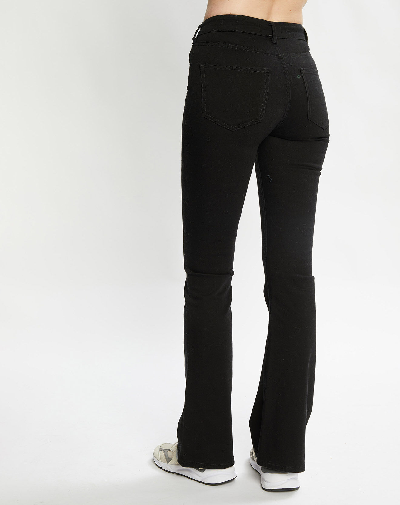 Scotch & Soda Jean Flare en Coton Bio mélangé noir