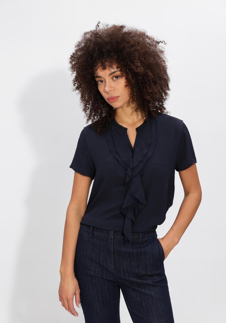 donkerblauwe luisa cerano tops & t-shirts 338332/7599-00