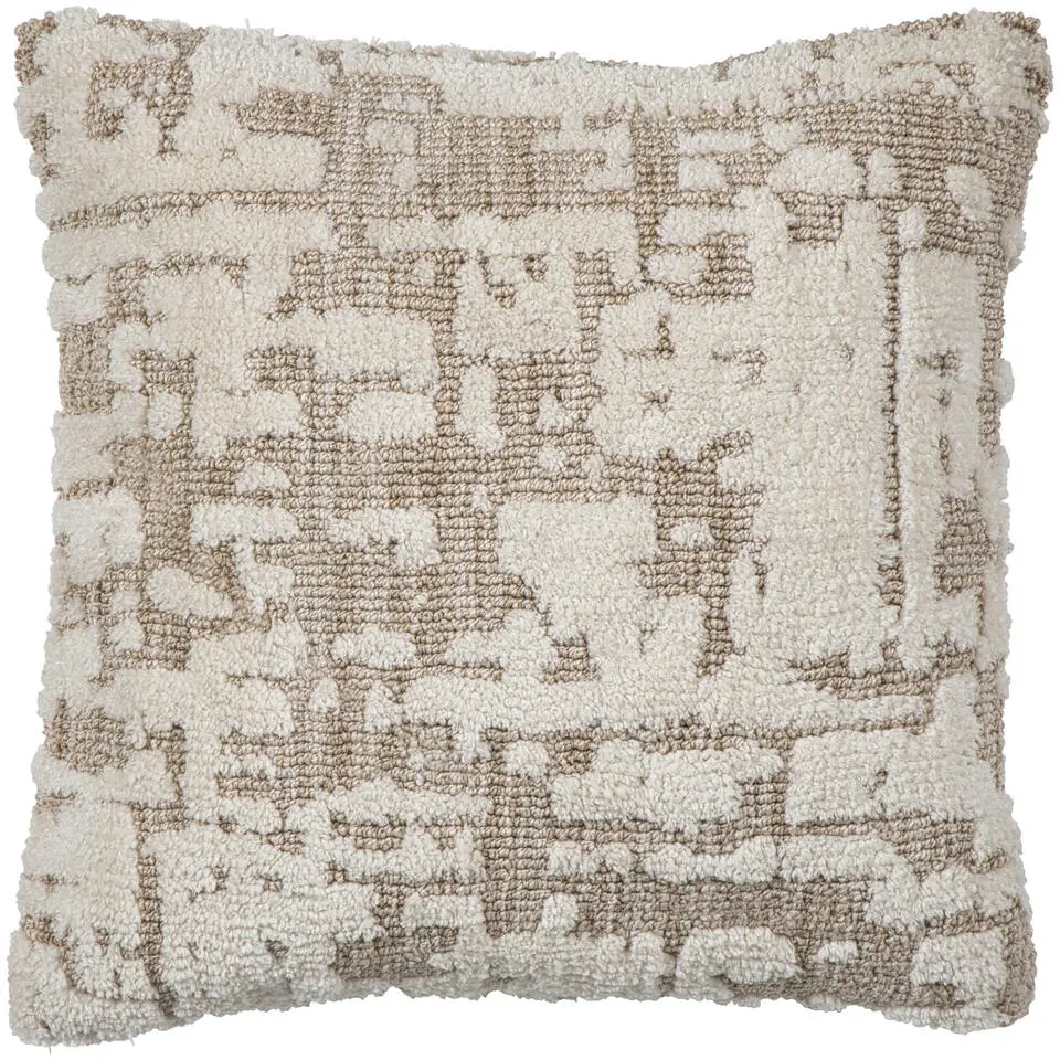 Sierkussen Dayen - crème - 45x45 cm