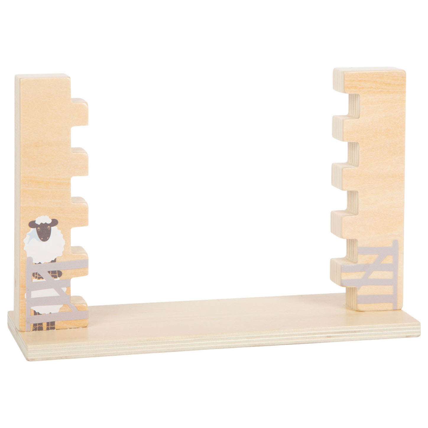 Small Foot-Houten Wiebel Muur Spel