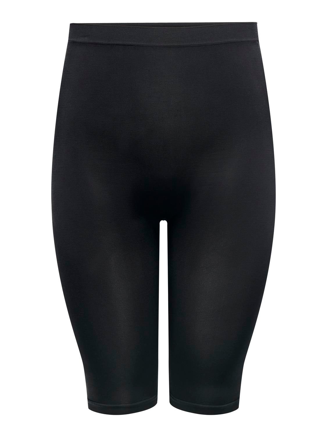 CAROTTILIA Enger Schnitt Körperbetonte Shorts Black