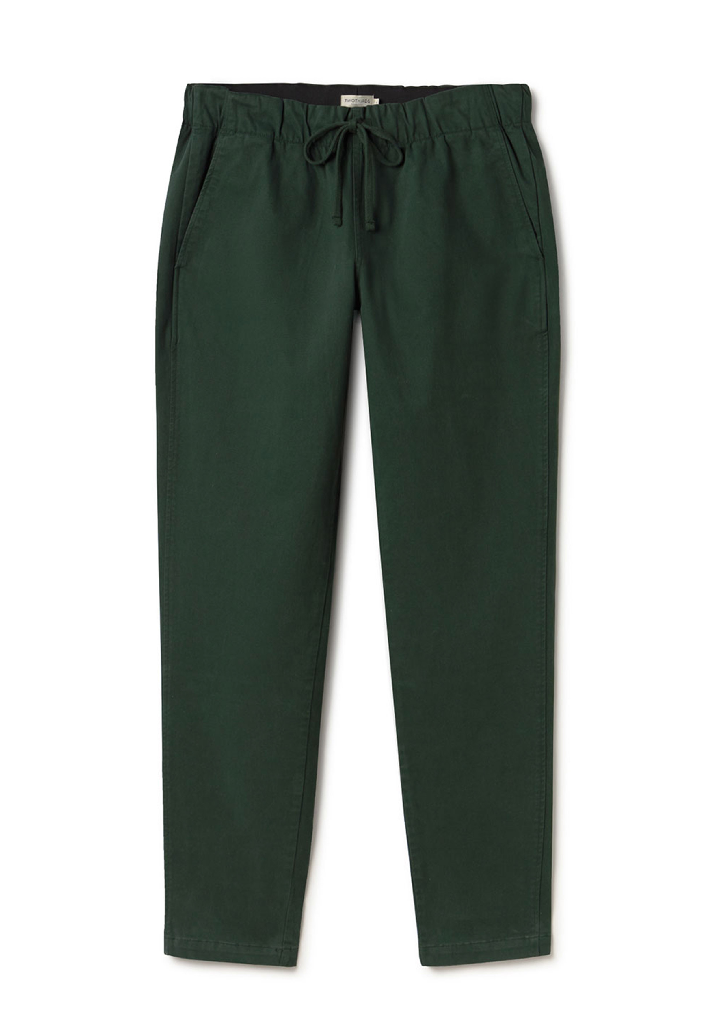 Twothirds Twill-Stoffhose Kuhn Dark Green
