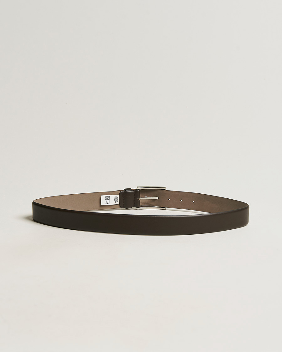 Barnabie Leather Belt 3,5 cm Dark Brown