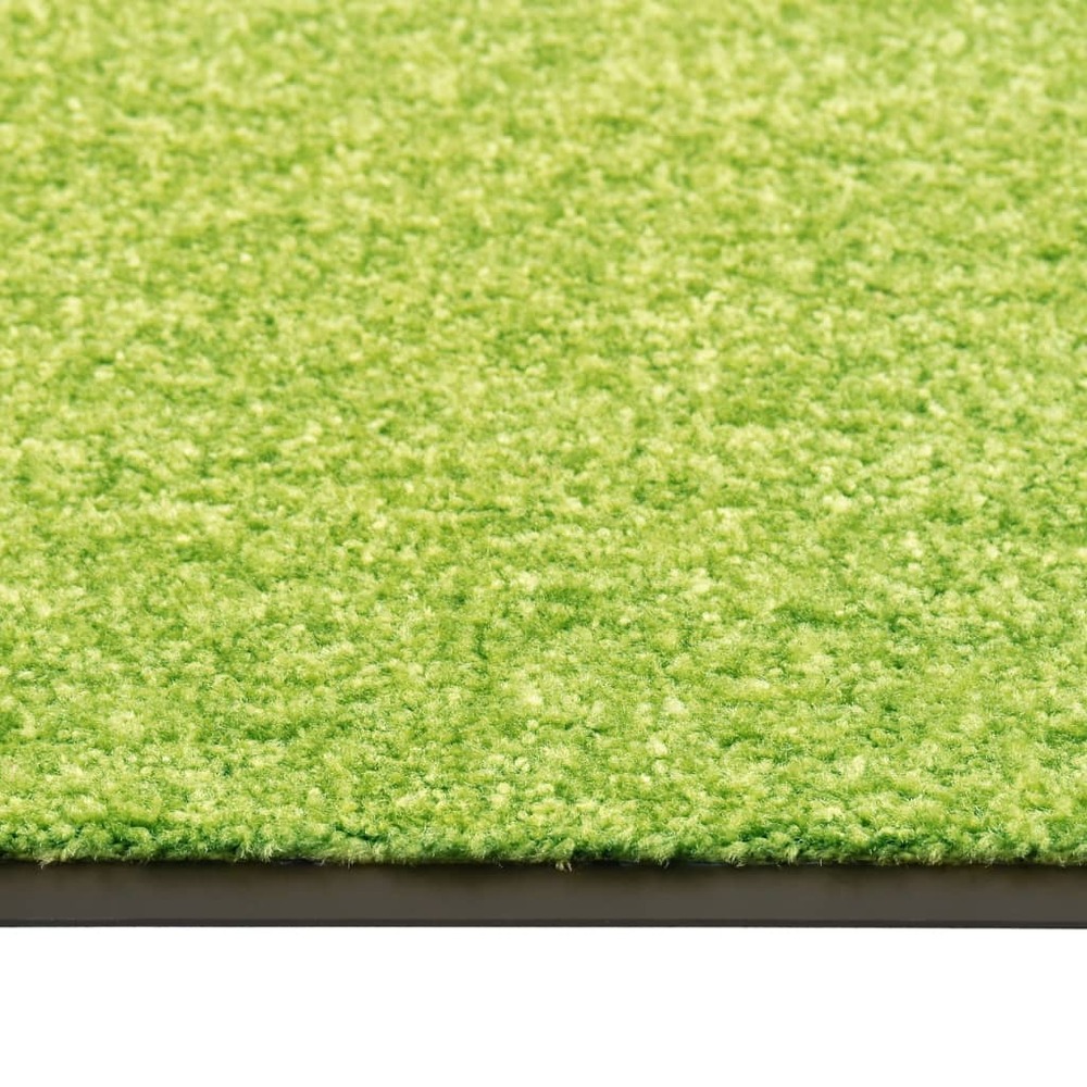 Paillasson lavable vert 90x150 cm