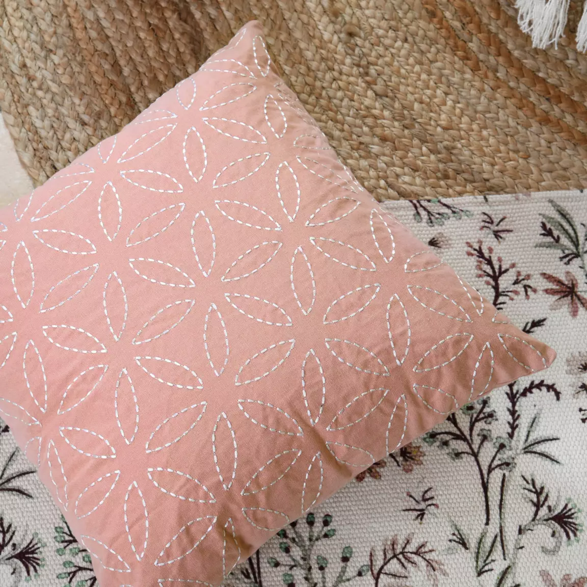 Coussin carré (40 cm) Naomie Rose