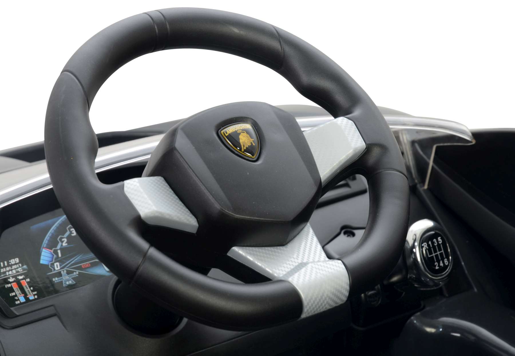 Elektroauto Lamborghini Centenario in Grau mit Fernbedienung - 12 Volt
