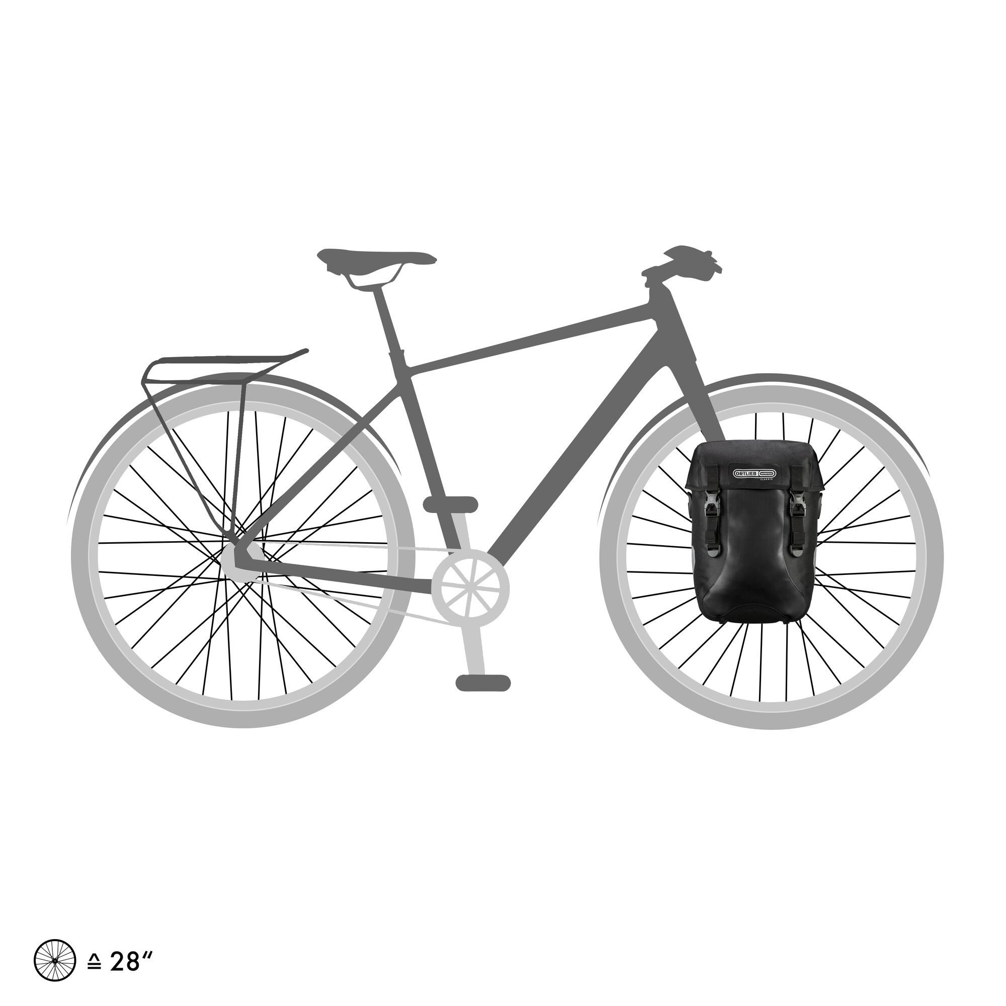 Ortlieb Sport-Packer 30l 2 Radtaschen schwarz