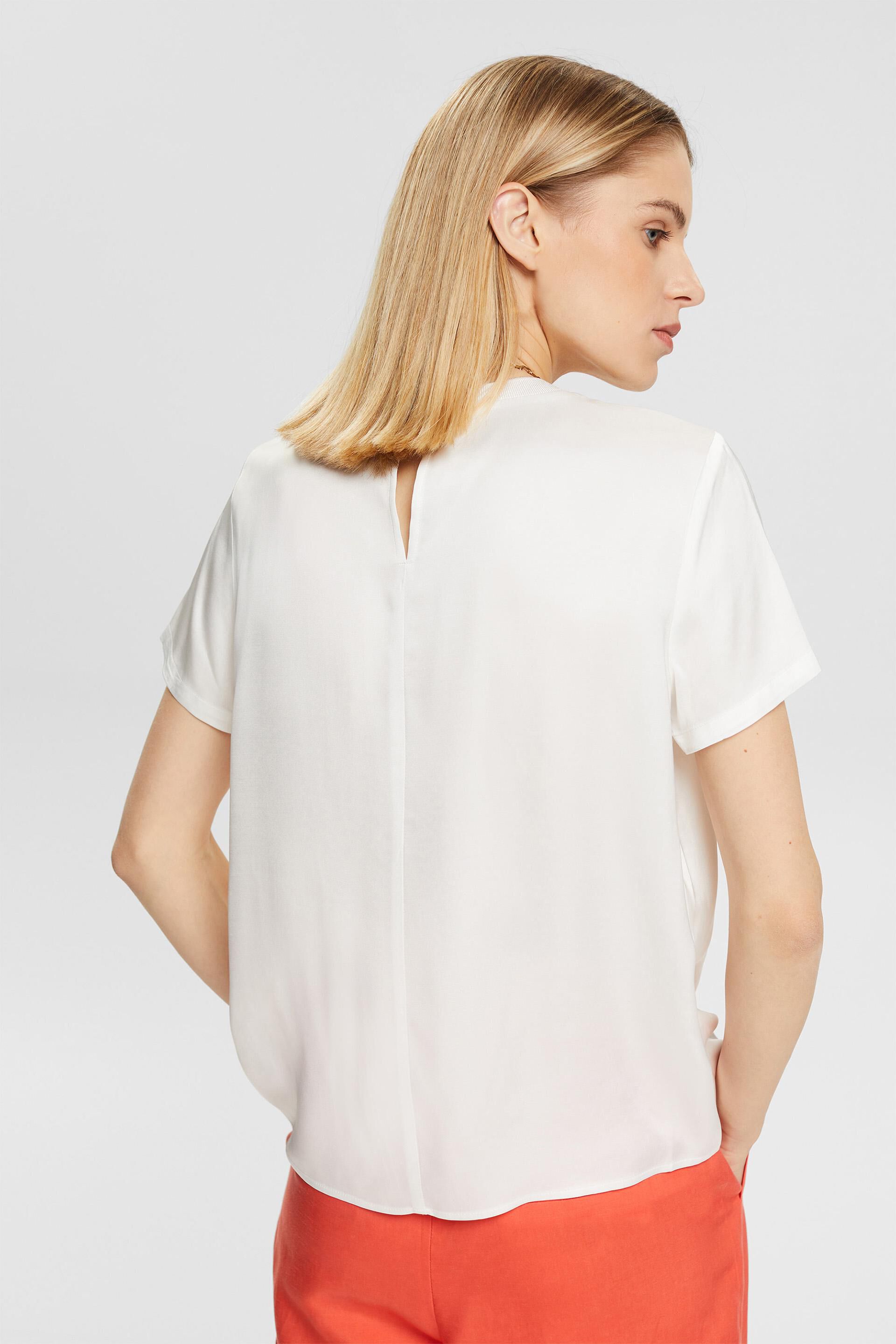 Blouse en satin, LENZING™ ECOVERO™