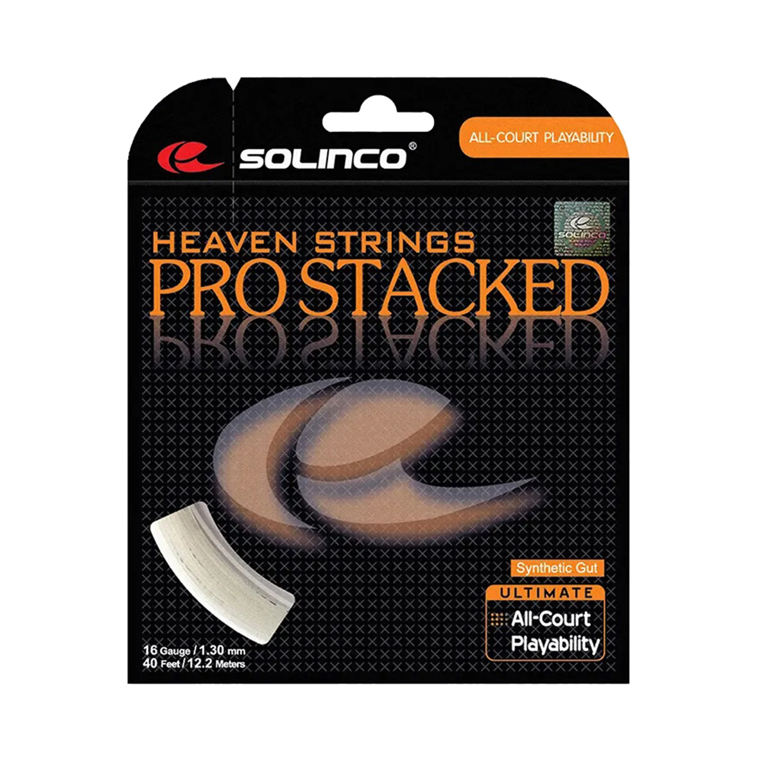 Solinco Pro-Stacked Cordage En Garniture 12,2m - Blanc