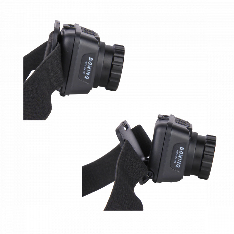 BOWINQ Phoenix 500 oplaadbare hoofdlamp met sensor
