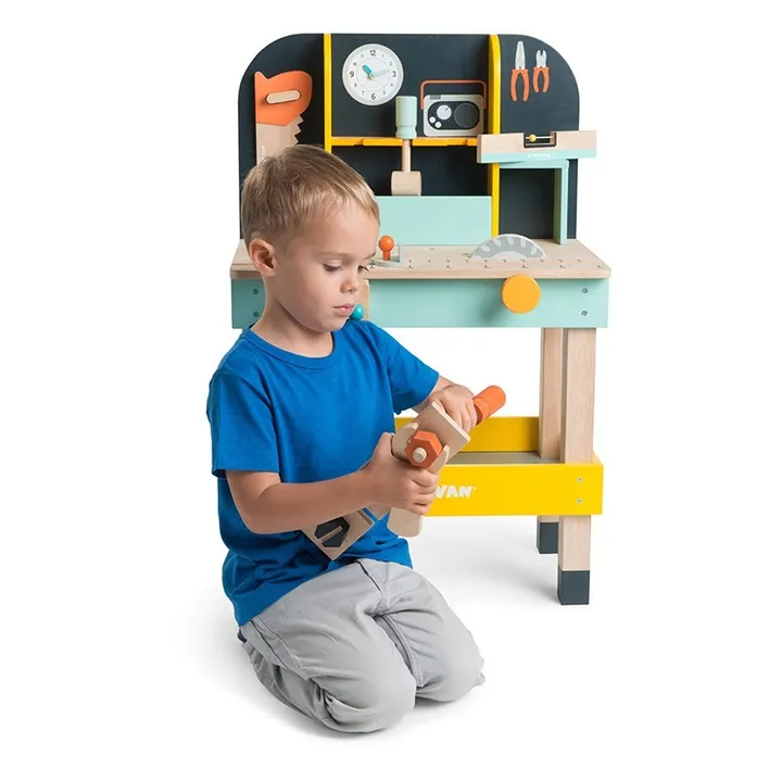Le Toy Van Etabli en bois et ses 12 accessoires