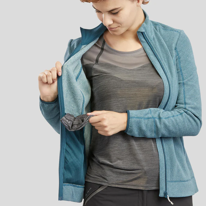 Decathlon Quechua - Jaqueta Fleece Feminina Quechua MH120