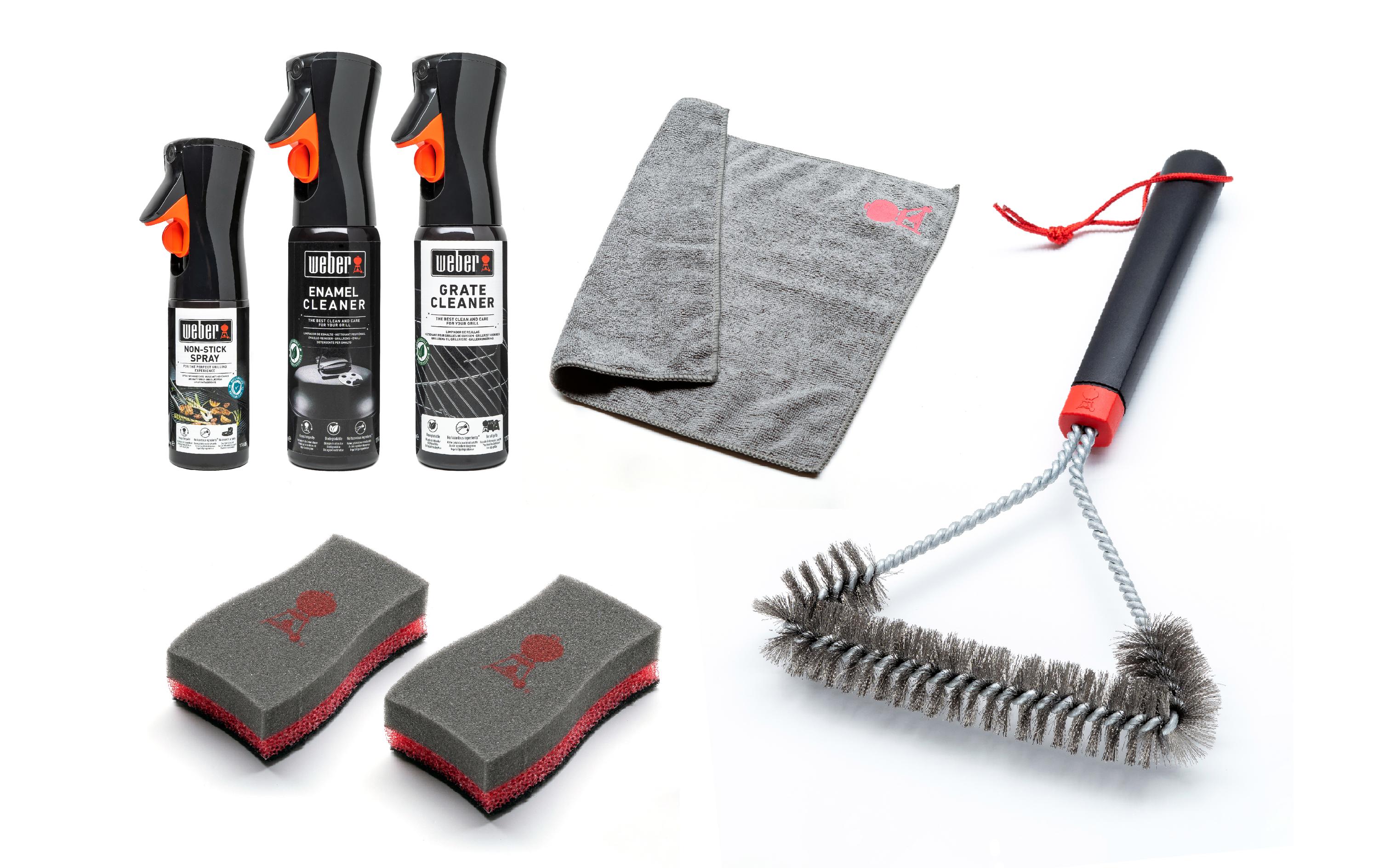 Grillreiniger Set, für alle HolzkohlegrillsReinigungs-Set, 7-teilig