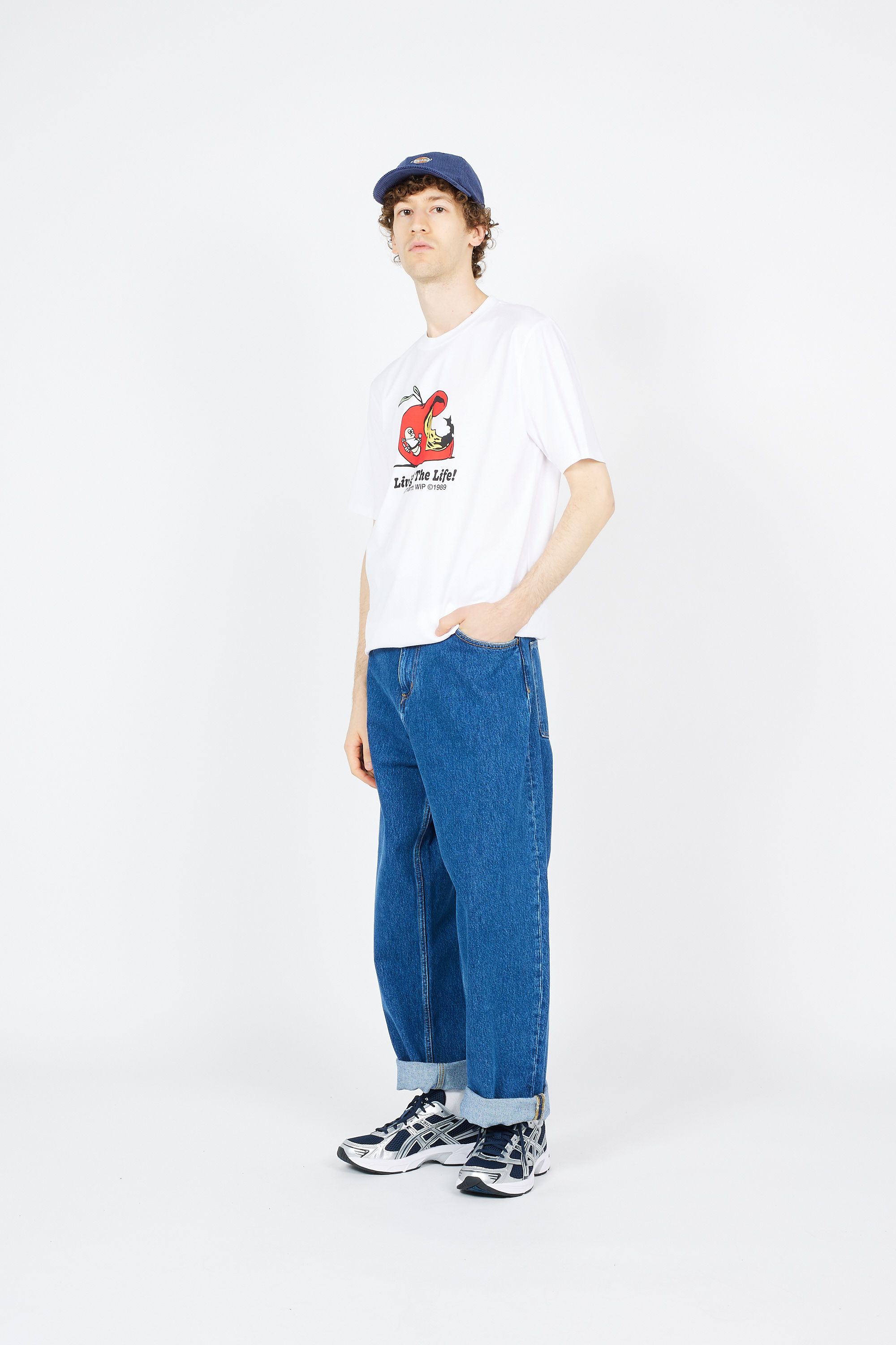 CARHARTT WIP Jean Brandon Bleu