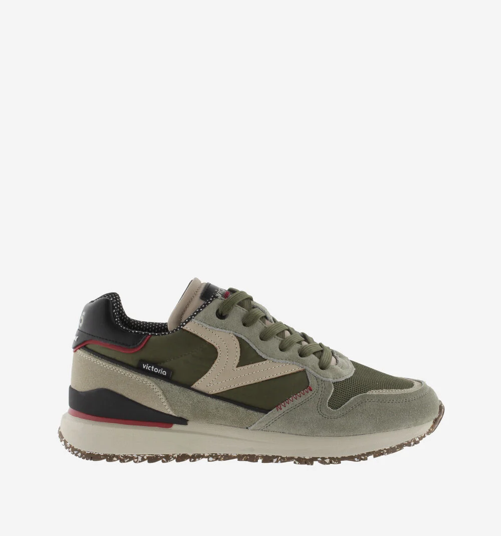 LEGGERA TECH NAILON Baskets en nylon pour hommes à semelles recyclées KAKI