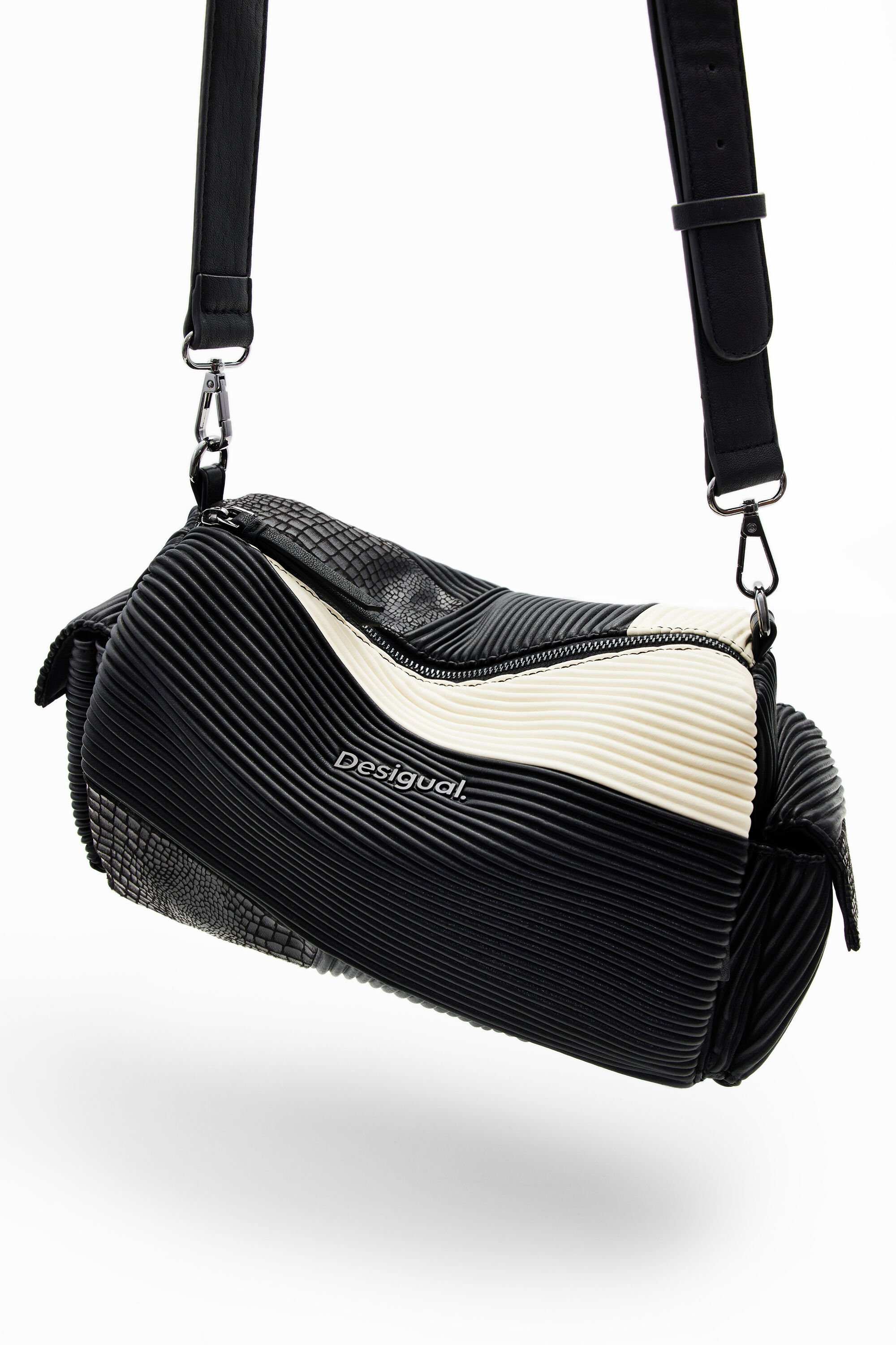 Sac moyen patchwork texturé