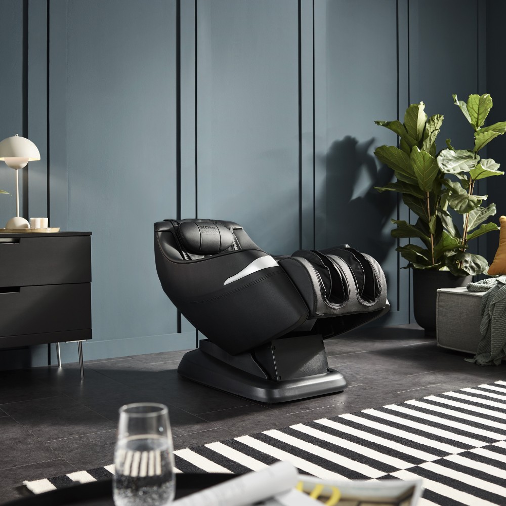 HOME DELUXE Massagesessel Attiva - inkl. Heizfunktion, schwarz
