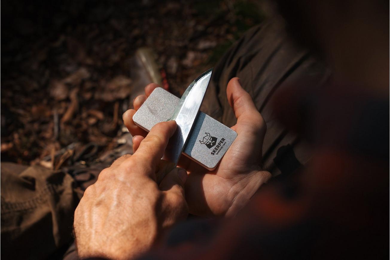 Skerper Field Sharpening Kit SVSO004, slijpset met lederen foedraal