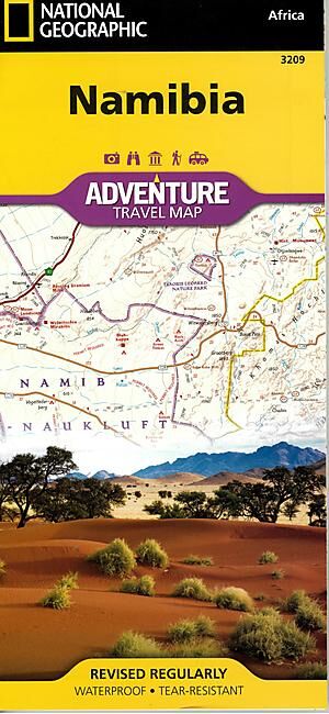 NATIONAL GEOGRAPHIC - 3209 NAMIBIA ECHELLE 1 1 200 000