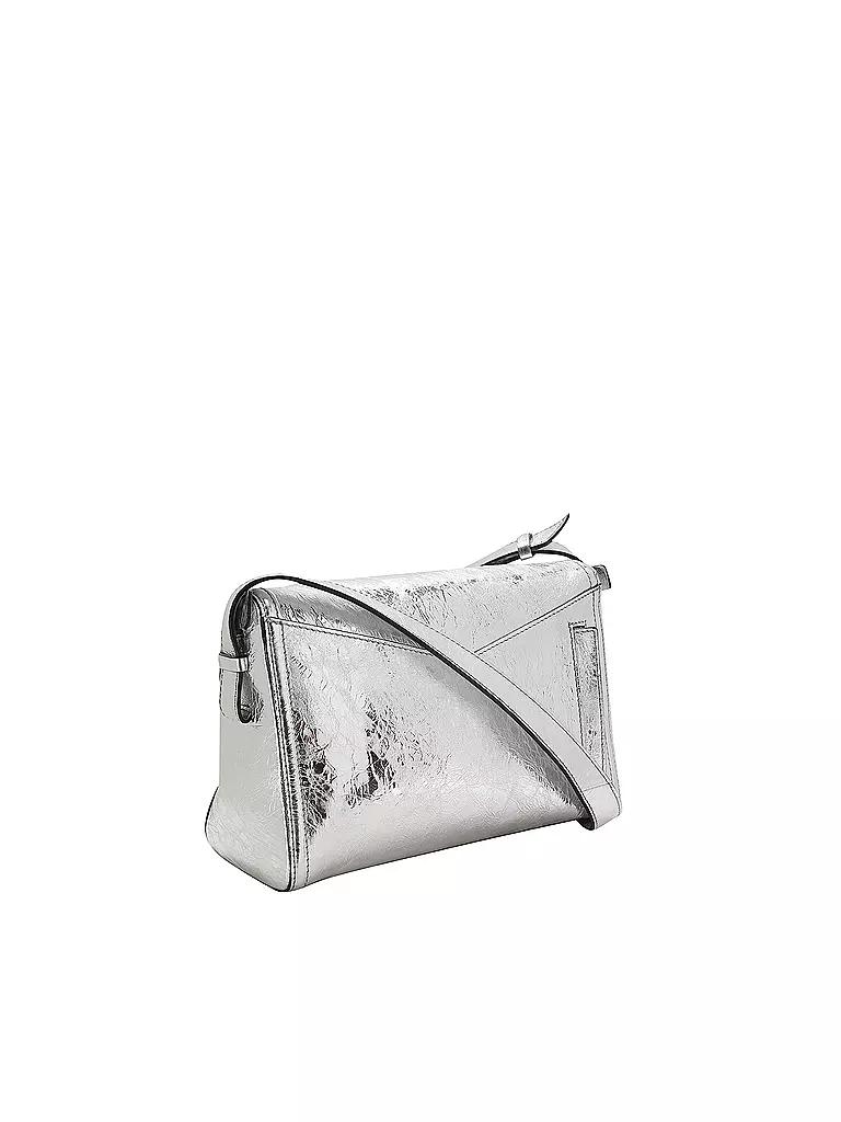 MCM Ledertasche - Umhängetasche DIAMANT Small silber