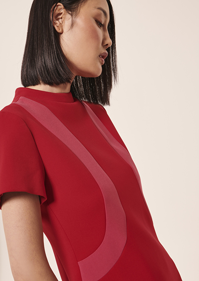 Robe Raquelrouge en toile double