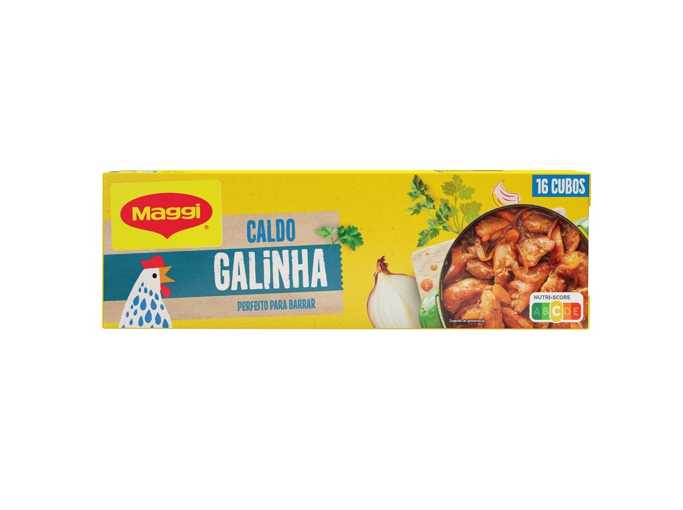 CALDO MAGGI GALINHA 16 CUBOS 160G